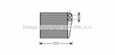 AVA QUALITY COOLING dn6256 -  Теплообменник, отопление салона